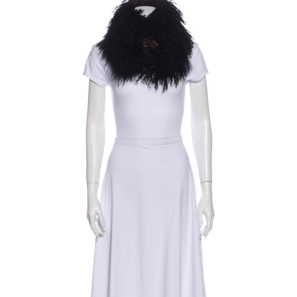 All Saints Black Mohair Stole